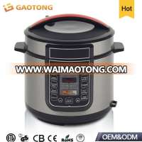 ETL FDA CE LFGB certificate Big Handle Programmable Electric Pressure Cooker 5L 6L